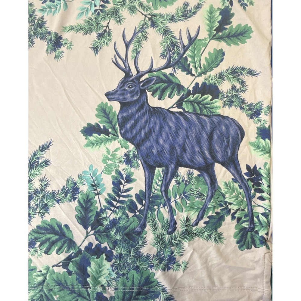 GREYSON Polo Shirt Men M Purple ENCHANTED FOREST THISTLE All Over Print Golf - Picture 5 of 7
